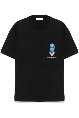 Black cotton T-shirt IH NOM UH NIT | NUS25251009